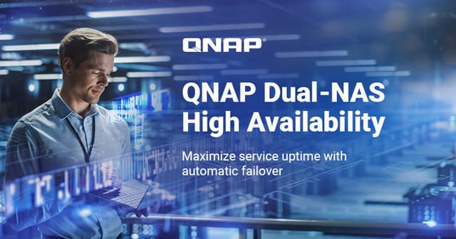 QNAP Officially Launches Dual-NAS High Availability Solution for Continuous Business Operations