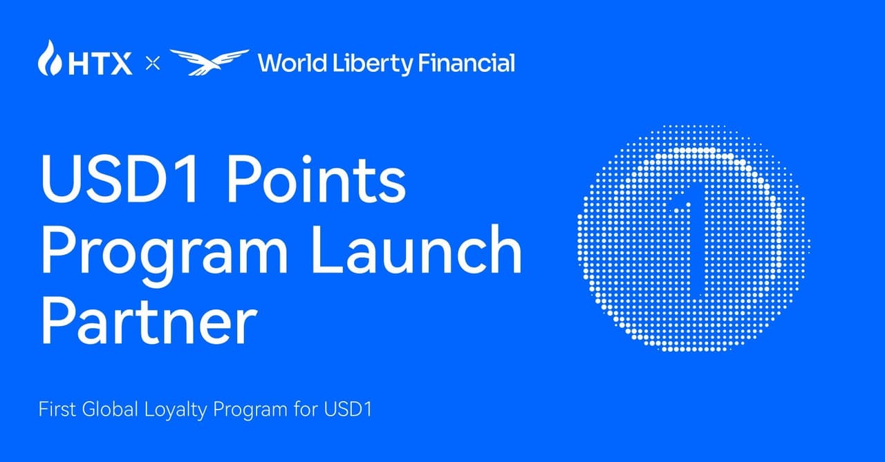 HTX Partners with World Liberty Financial to Support USD1 Points Program