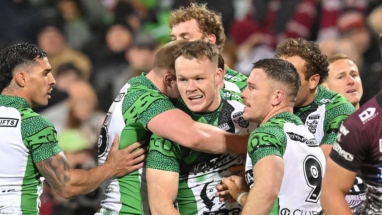 Raiders partying like it's 1990 after downing Manly