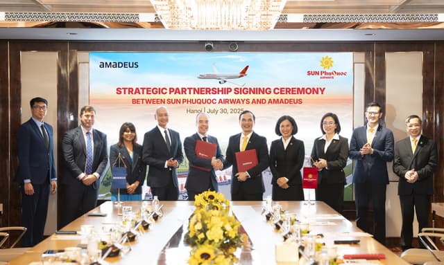 Vietnam's first resort airline Sun PhuQuoc Airways adopts Amadeus Altéa PSS, Sky suite and Revenue Accounting to launch and grow its business