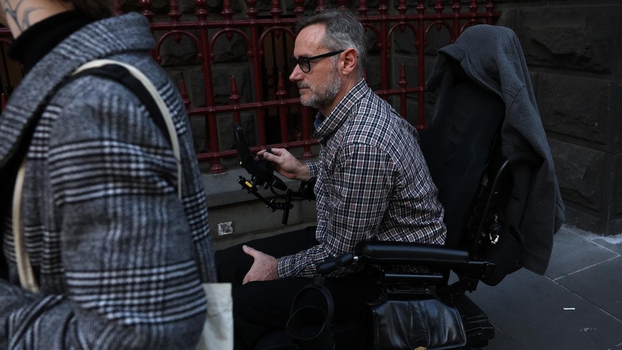 Wheelchair user walked naked before stabbing woman