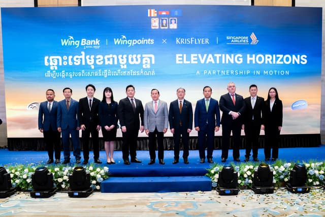 Wing Bank and Singapore Airlines Launch Cambodia's Points-to-Miles Exchange Partnership