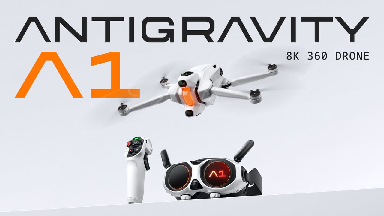 Antigravity Unveils A1: The World's First 8K 360 Drone