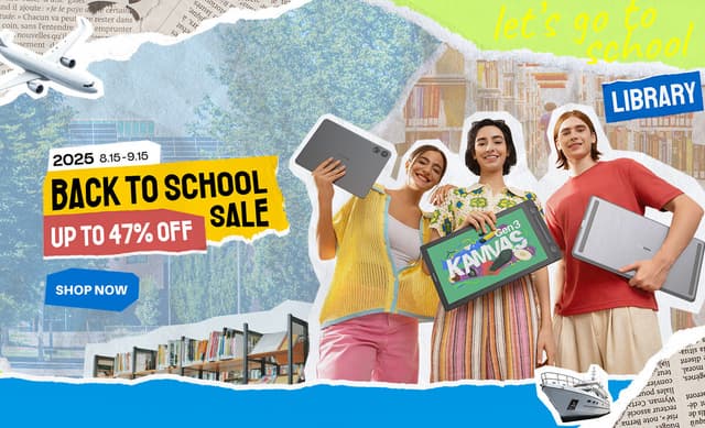 Huion Launches 2025 Back-to-School Deals: Promotions for Creative Tools for Students & Teachers