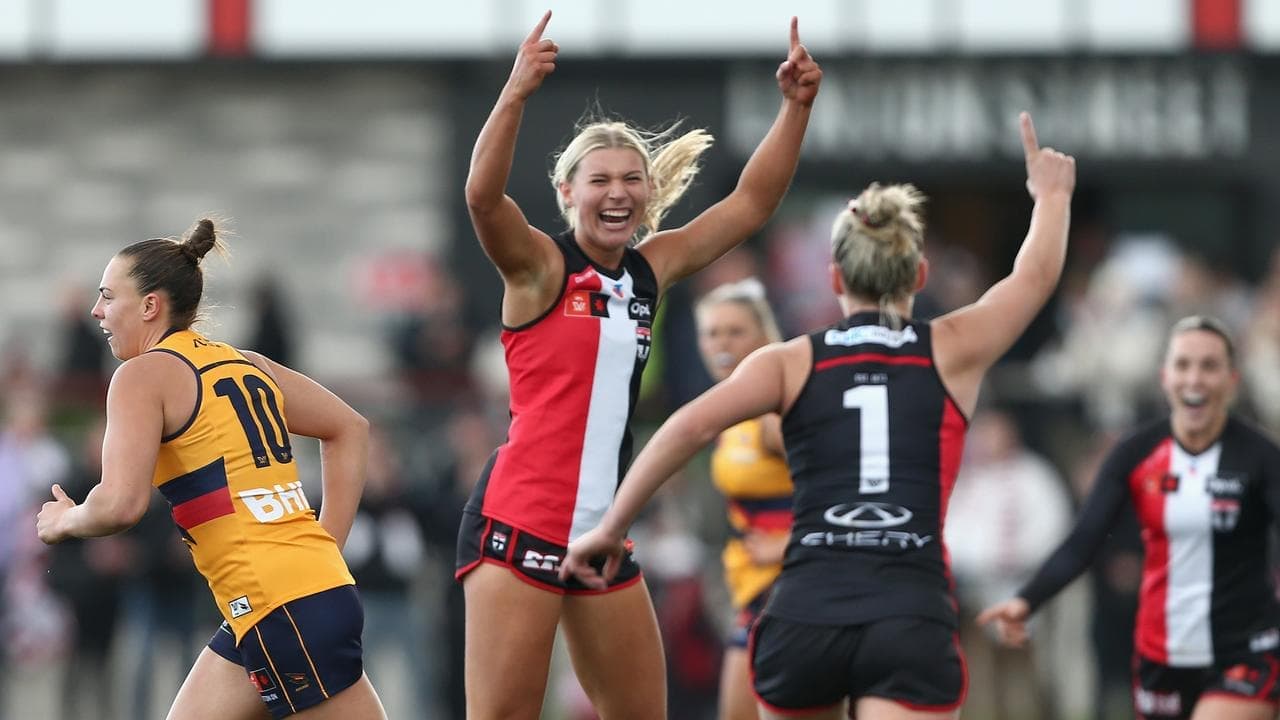 Saints have plenty to crow about after AFLW boilover