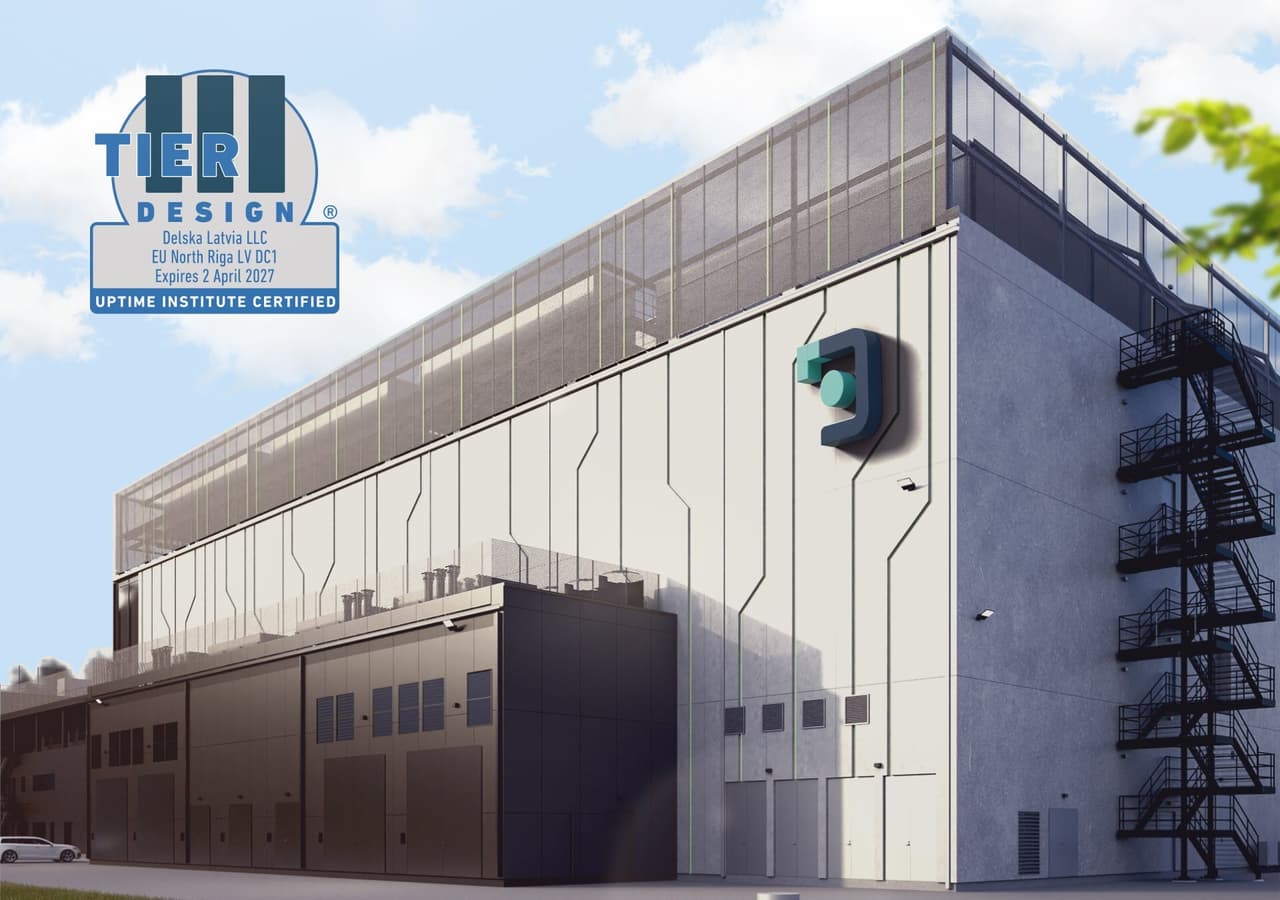Delska's New 10MW Data Center in Latvia Achieves Tier III Design Certification
