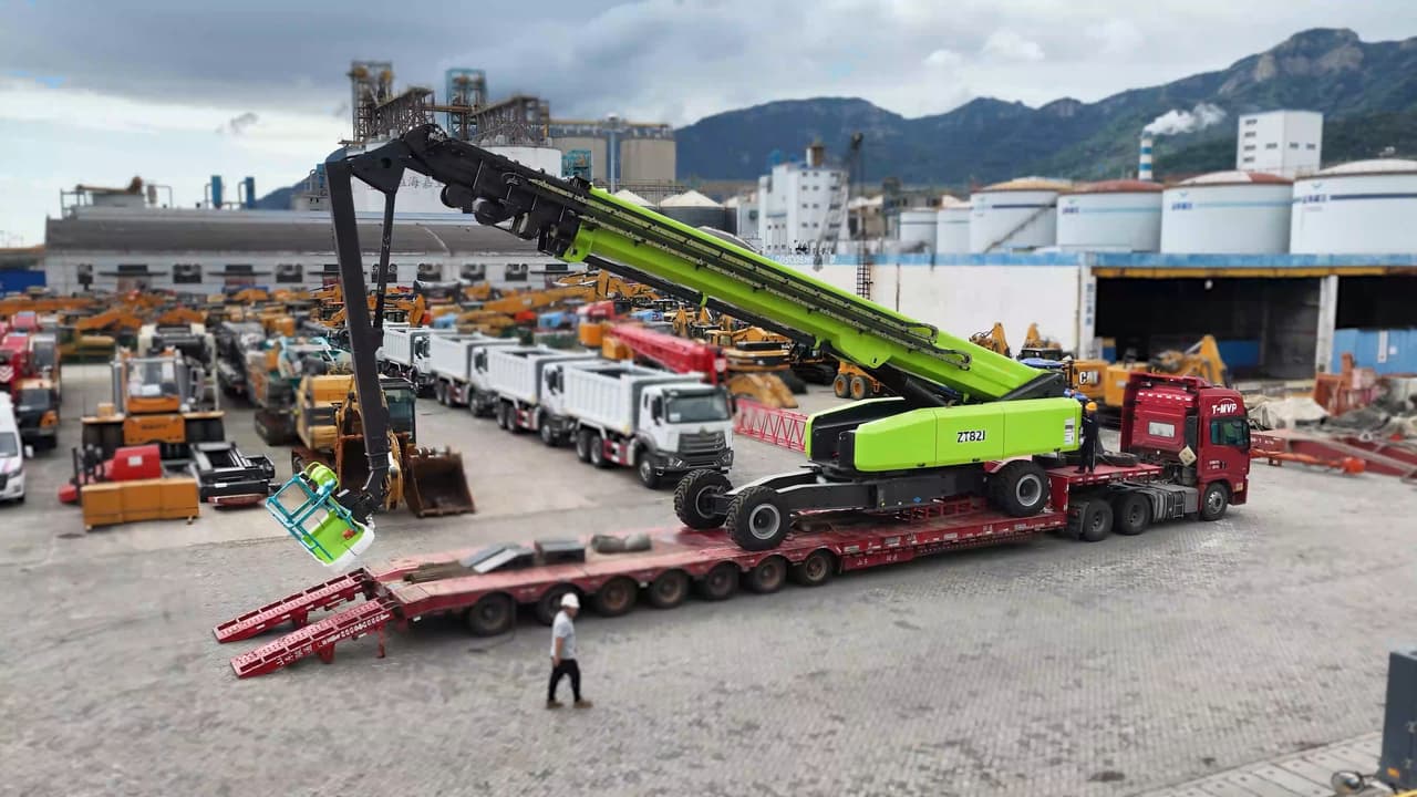 Zoomlion Delivers the World's Tallest 82.3-Meter Straight Boom Aerial Work Platform to the UK, Setting a New Record in Europe