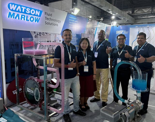 Game-changer for Food and Beverage industry: Watson-Marlow Fluid Technology Solutions shares the sustainability benefits of the Bredel CIP pump at Anuga FoodTec India 2025