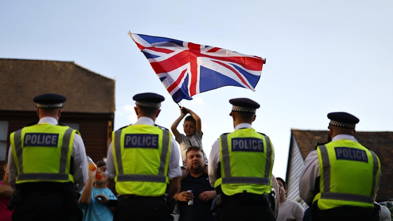 Clashes as asylum protests take place across the UK