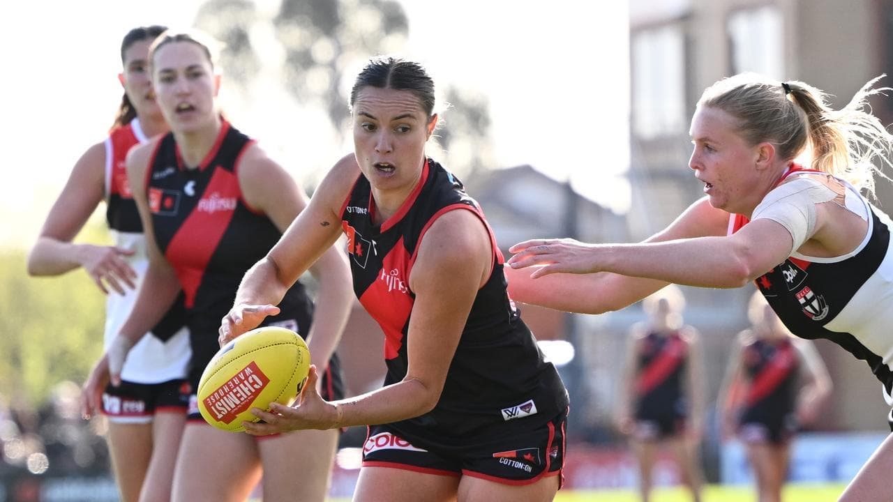 Bombers AFLW star banned over dangerous tackle