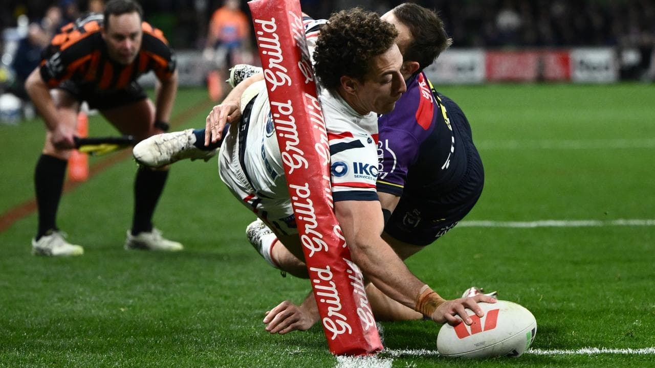 Roosters storm home, leave their Mark in Melbourne