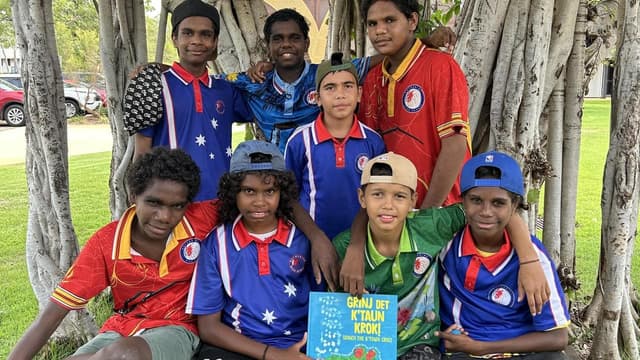 Young authors hoping croc book inspires next generation