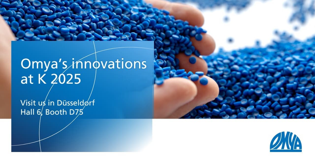 Omya unveils sustainable innovations at K 2025: Spotlight on performance polymer materials, decarbonization and lightweighting
