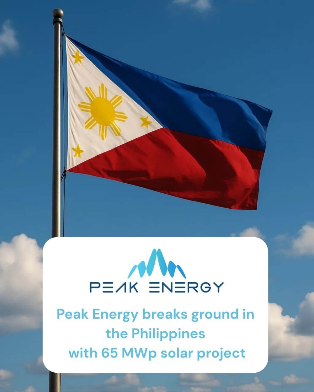 Peak Energy breaks ground in the Philippines with 65 MWp solar project