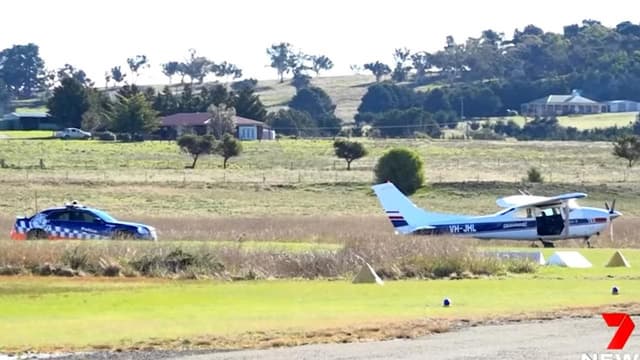 Friend saw men hanging from plane amid skydive 'chaos'