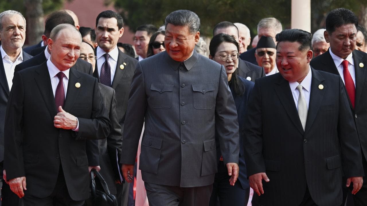China's Xi projects power at parade with Putin and Kim