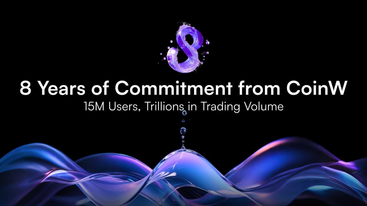 15M Users, Trillions in Trading Volume and 8 Years of Commitment from CoinW