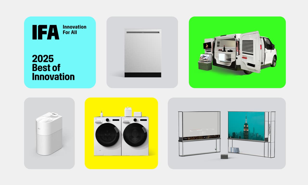 LG WINS MULTIPLE HONORS AT INAUGURAL IFA 2025 INNOVATION AWARDS