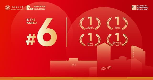 Financial Times Releases 2025 Global Masters in Management Ranking: SJTU Antai Ranks 6th Worldwide