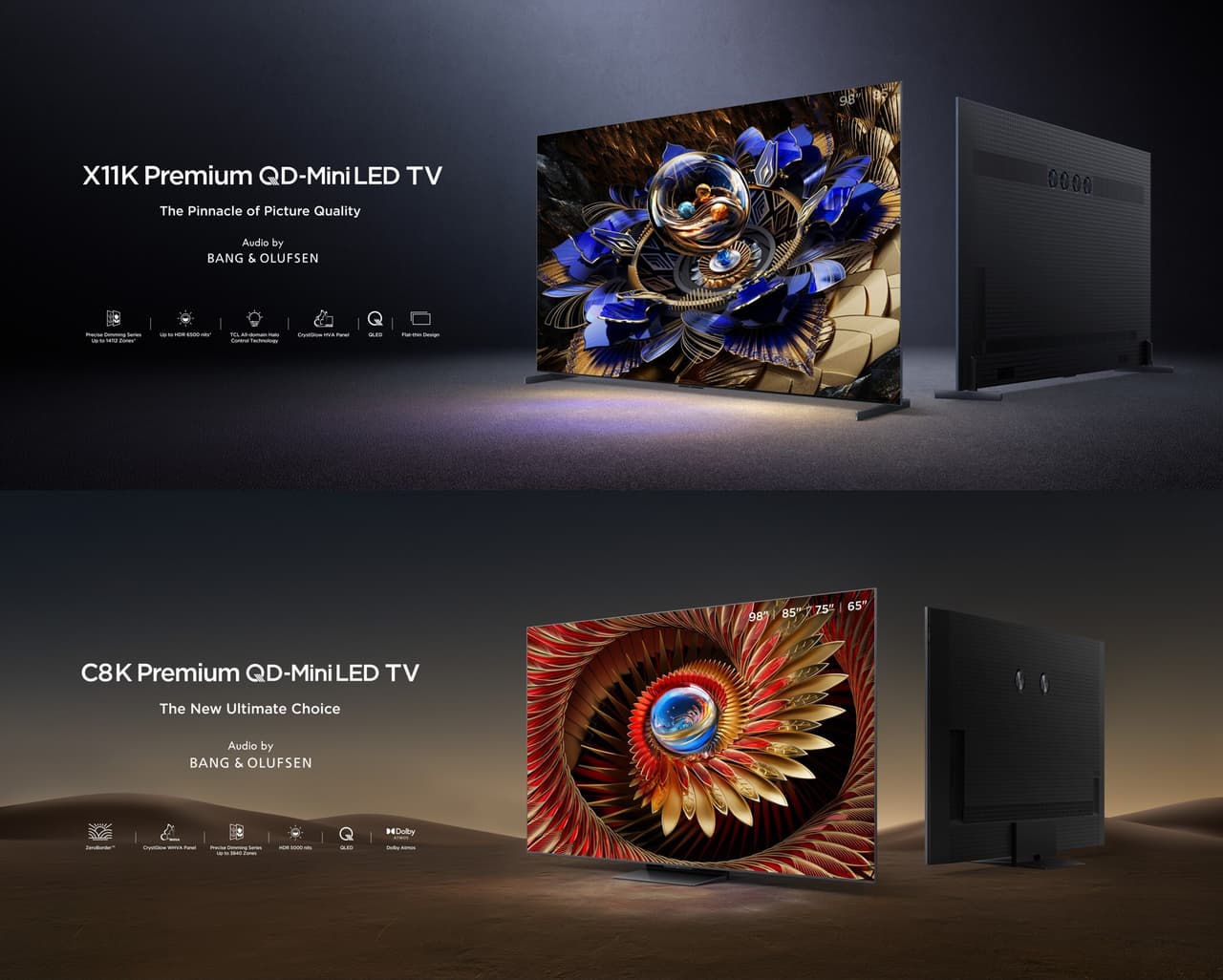 TCL CSOT Advances Home Entertainment with Cutting-edge QD-Mini LED Displays for TCL X11K and C8K TVs