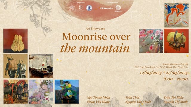 Senna Wellness Retreat introduces art showcase 'Trăng Lên Đỉnh Núi': A mid-autumn tribute to Kinh Bắc's beauty and community spirit