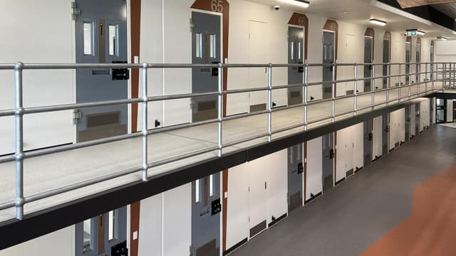 Prison yards cleaned ready for judge in crime boss case