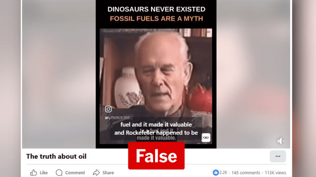 False oil claim resurfaces in social media videos
