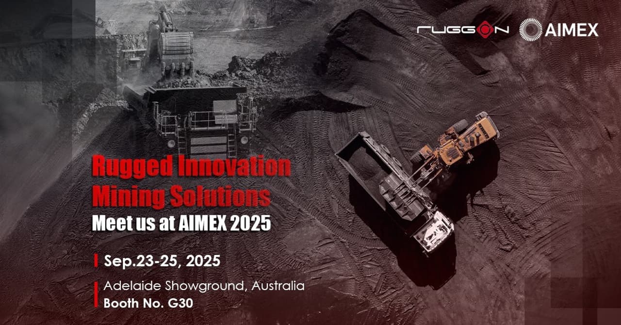 RuggON Unveils Advanced Rugged Solutions to Boost Operational Reliability and Safety in Mining at AIMEX 2025
