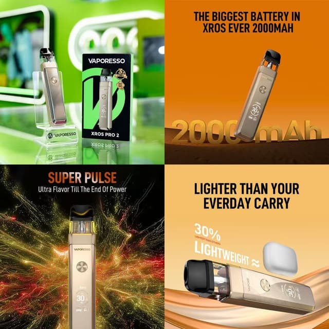 VAPORESSO Launches XROS PRO 2 at InterTabac 2025, Redefining the Flagship Standard