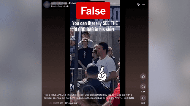 Viral conspiracy theory about Charlie Kirk's death is false