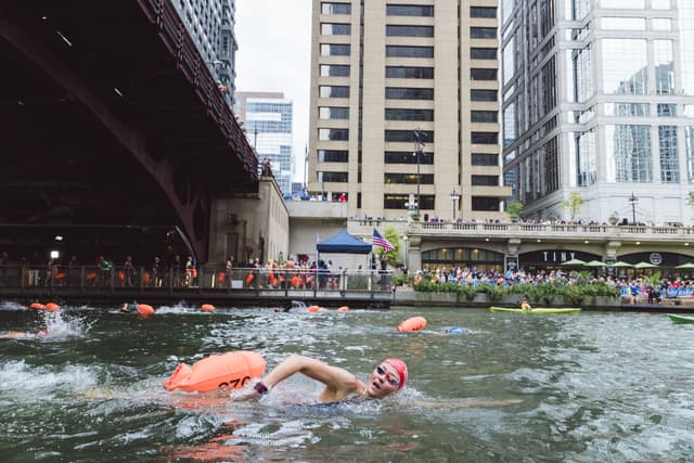 CHICAGO RIVER SWIM MAKES HISTORIC RETURN AFTER NEARLY A CENTURY
