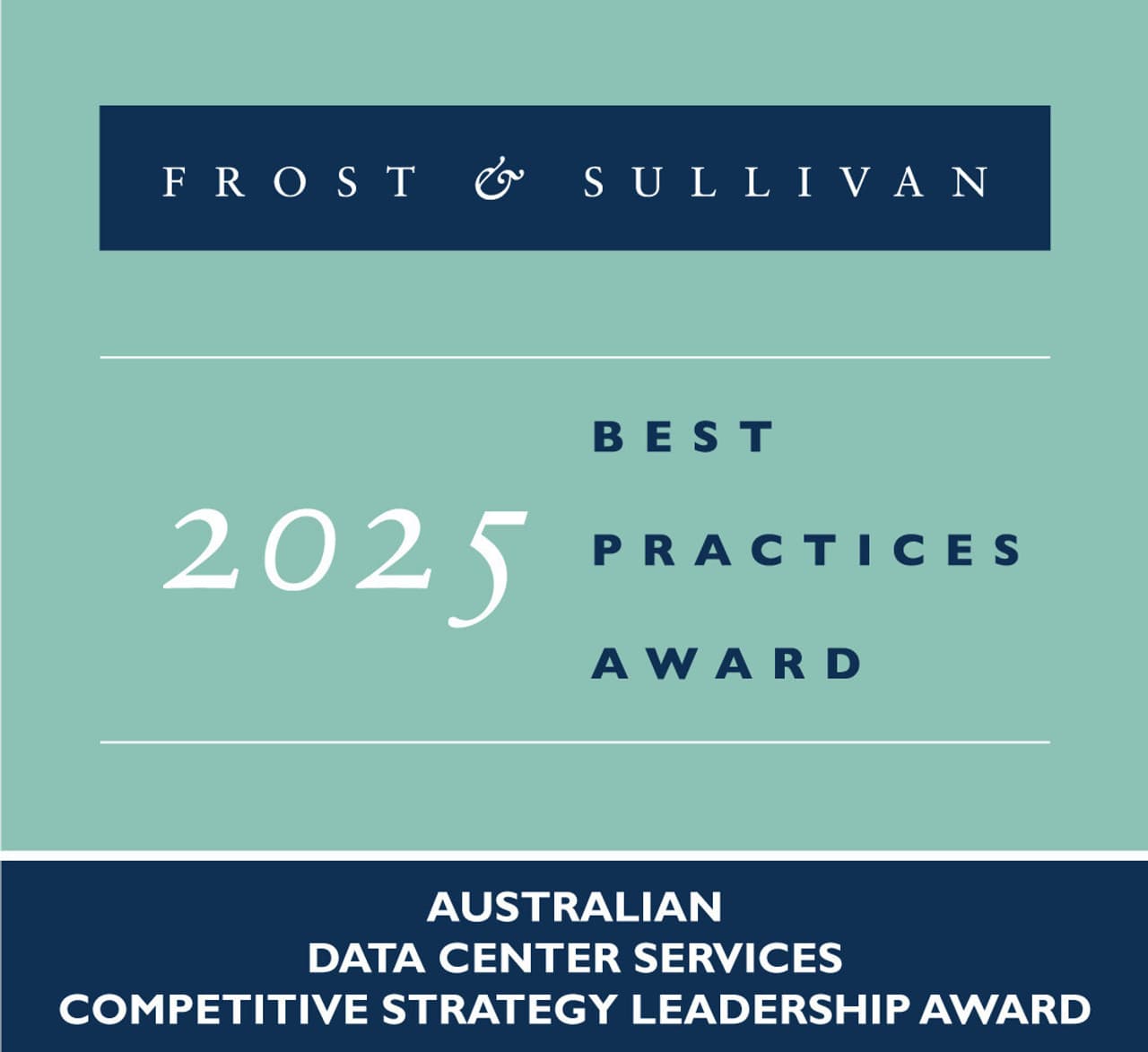 NEXTDC Receives Frost & Sullivan's 2025 Australian Competitive Strategy Leadership Recognition in the Data Center Services Industry