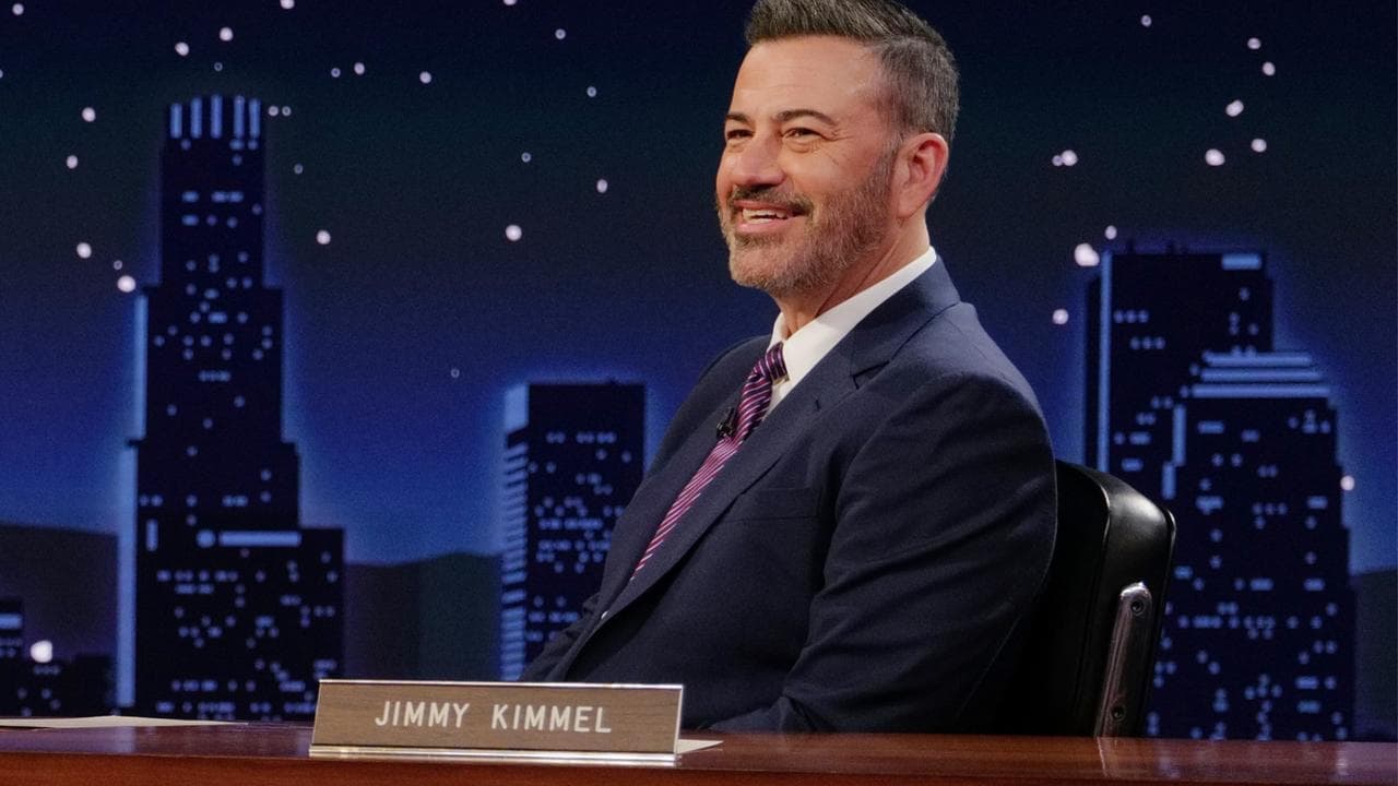 Jimmy Kimmel defends free speech as he returns to TV