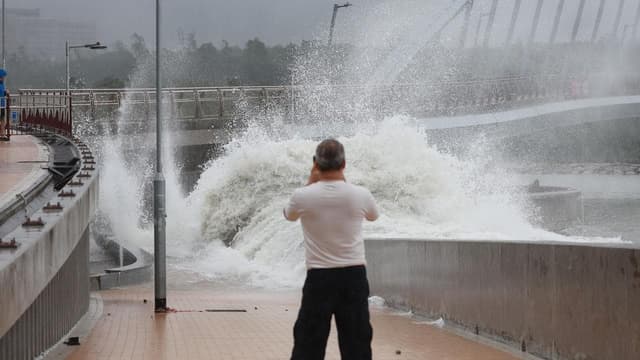 Typhoon Ragasa aims at China after lashing Taiwan, HK