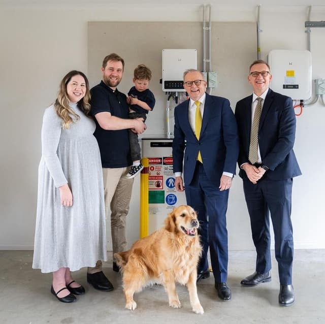 Prime Minister Visits Victorian Home Showcasing GoodWe Solar and Battery Technology