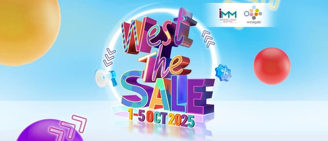West The Sale 2025 Returns To IMM And Westgate With Up To 90% Off