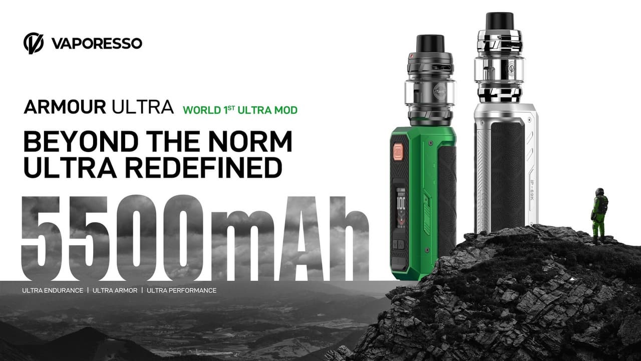 VAPORESSO Unveils ARMOUR ULTRA to Break Through the Boundaries of Box Mod with Next-Level Power