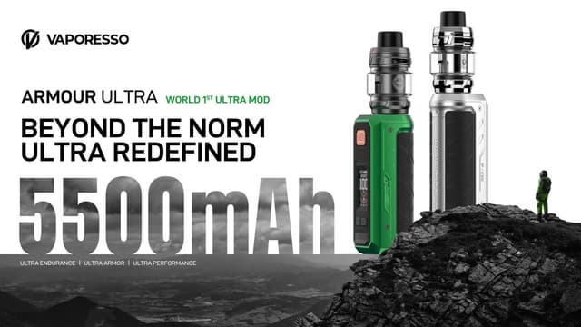 VAPORESSO Unveils ARMOUR ULTRA to Break Through the Boundaries of Box Mod with Next-Level Power