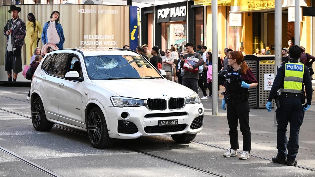 Teen boys charged after stolen car hits pedestrian