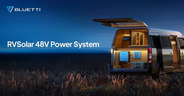 BLUETTI RVSolar 48V Power System Now Available to Streamline Caravans & Boats Installs