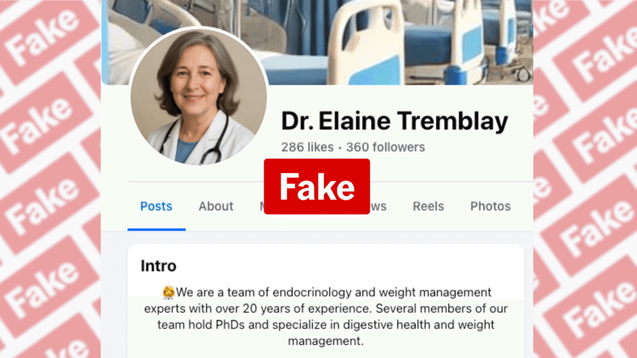 Melbourne doctor promoting unapproved drugs is an AI fake