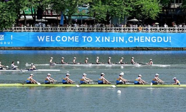 2025 Chengdu Open Rowing Regatta held in Xinjin