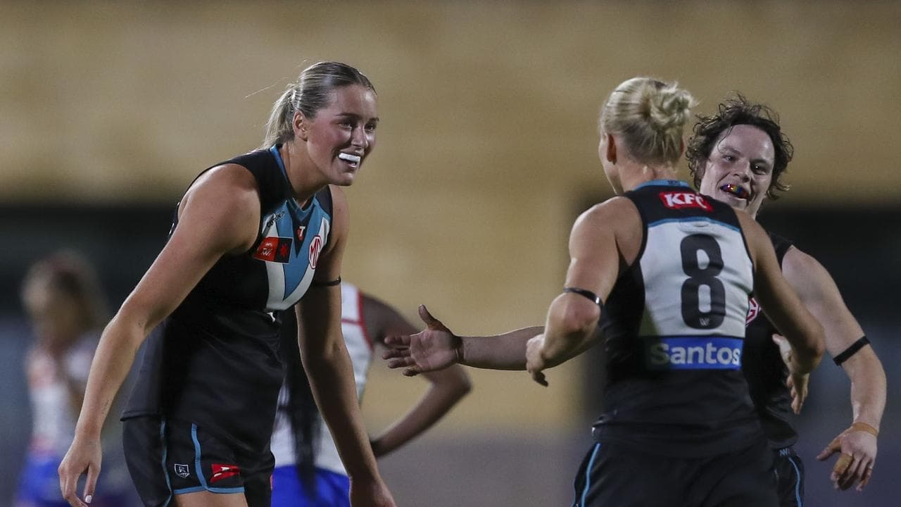 Port powers up finals hopes with comeback AFLW win