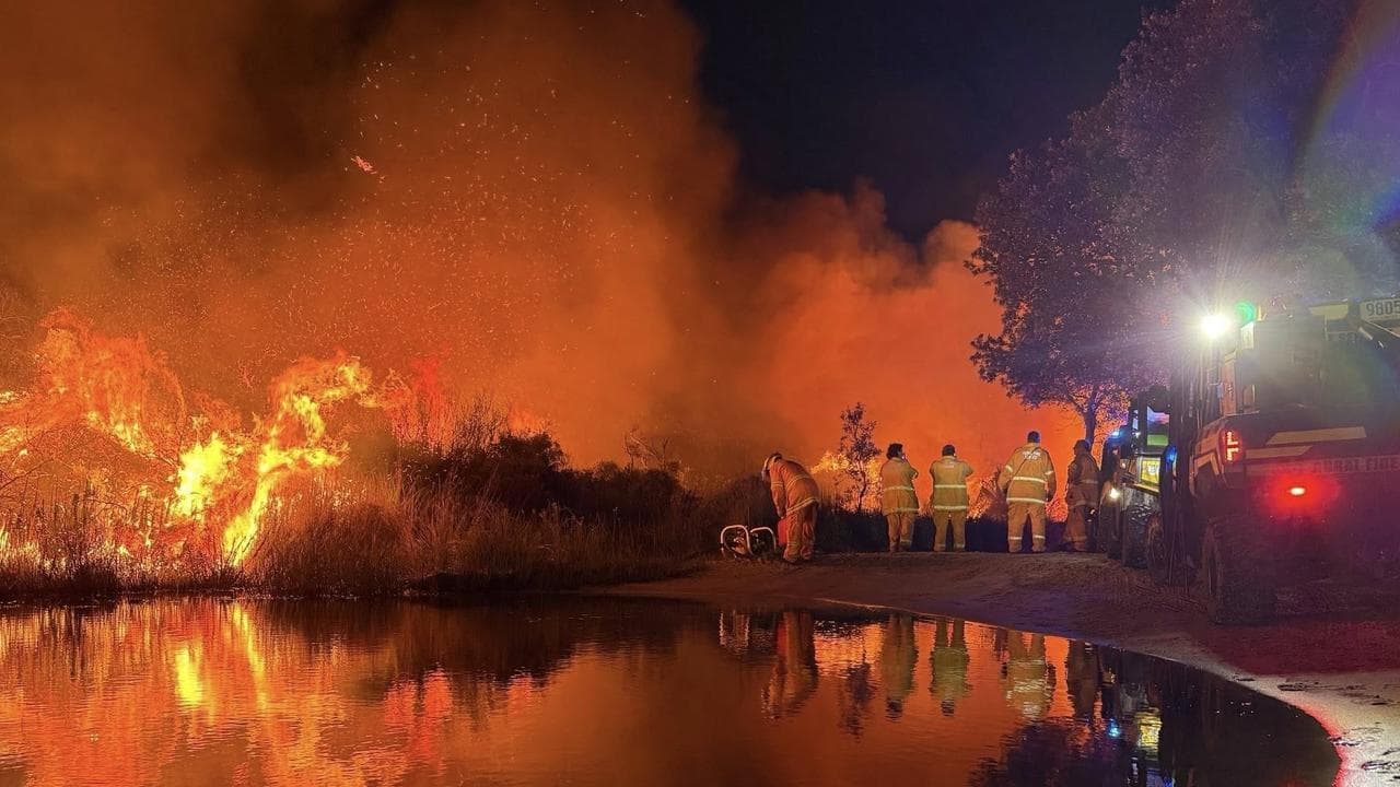 Island fire forces holiday weekend campers' evacuation
