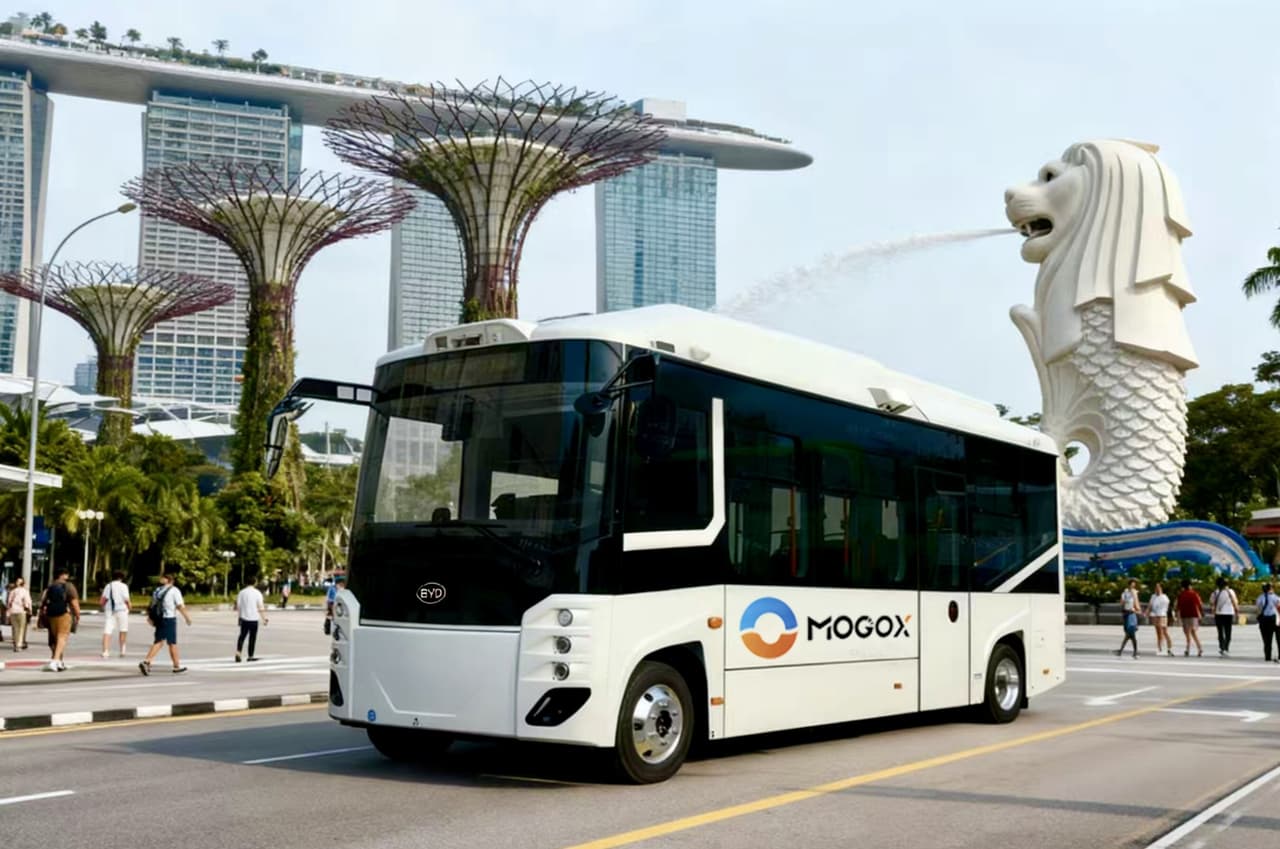 MOGOX Wins Contract for Singapore's Milestone L4 Driverless Bus Service
