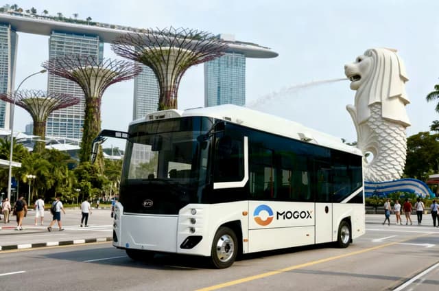 MOGOX Wins Contract for Singapore's Milestone L4 Driverless Bus Service