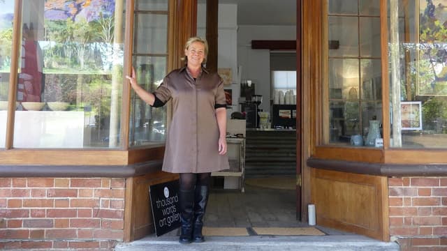 Tiny gallery heralds the future in the town time forgot