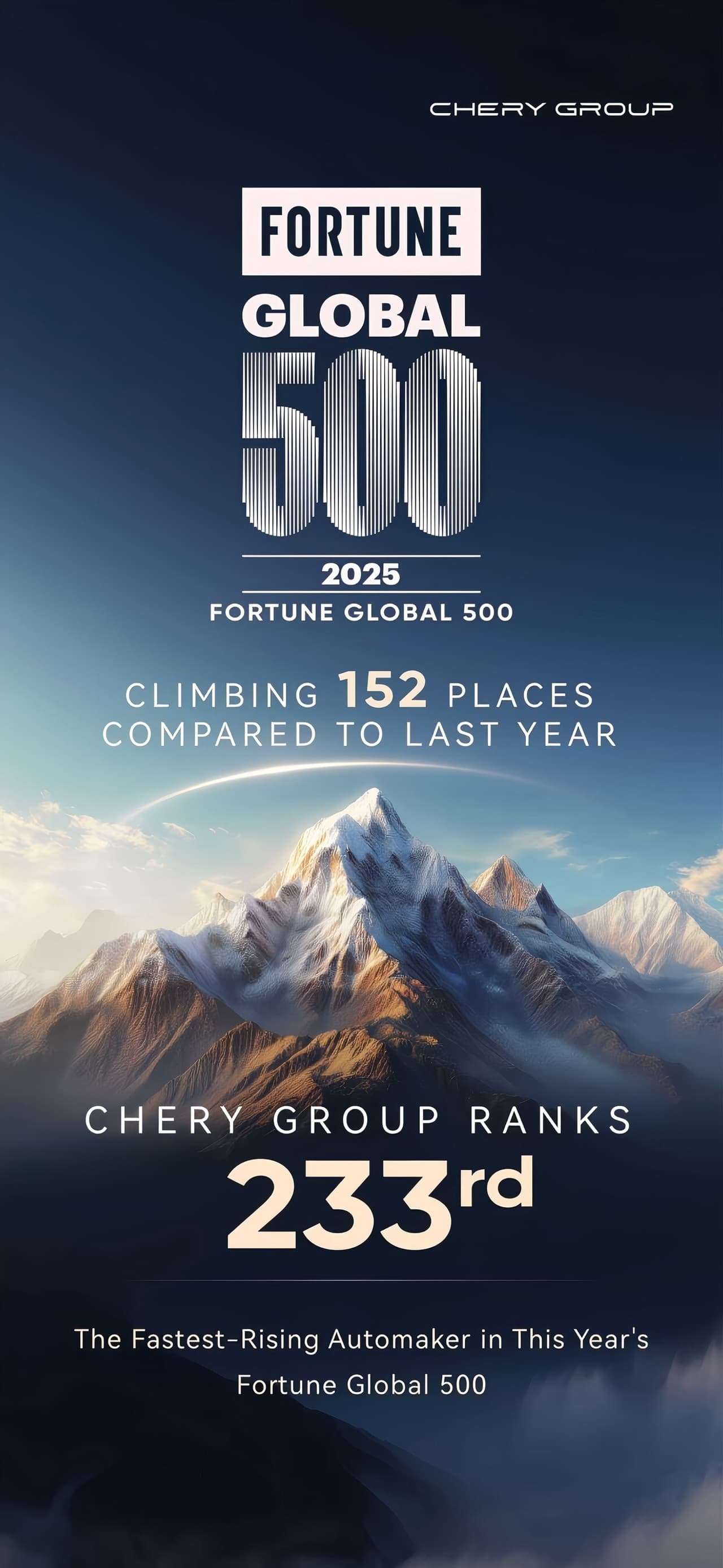 A Glimpse into the Future of "People, Cars and Life": The 2025 Chery International User Summit Set to Open