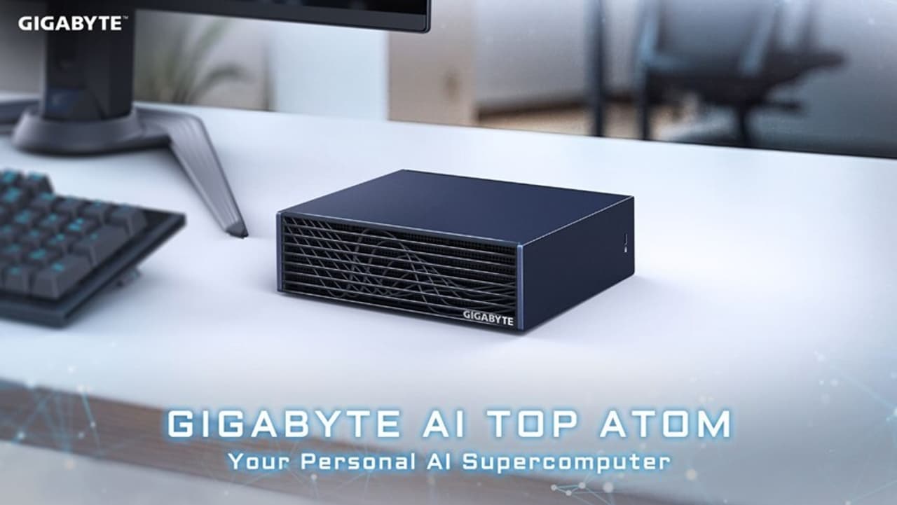 GIGABYTE Announces its Personal AI Supercomputer AI TOP ATOM Will be Available Globally on October 15