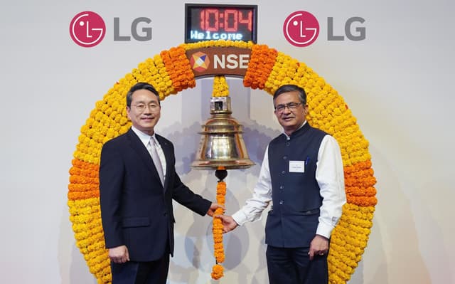 LG ELECTRONICS INDIA LISTS ON NSE